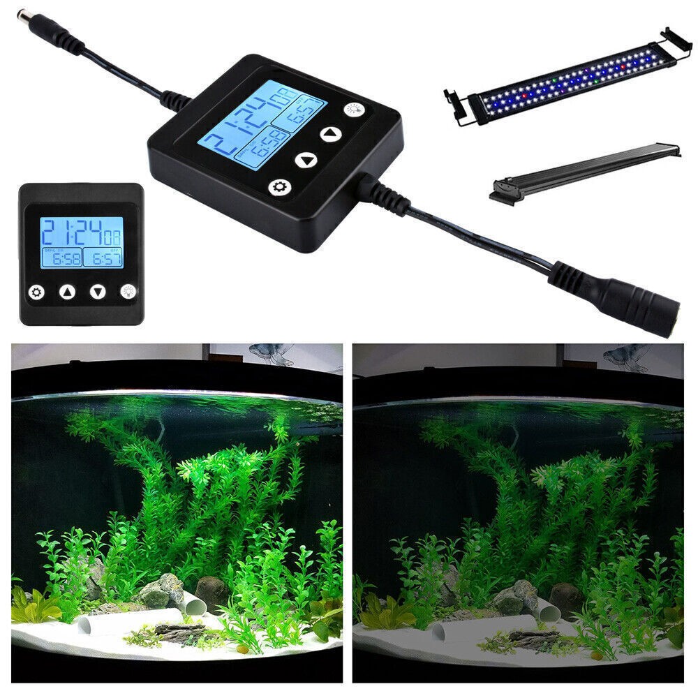 Aquarium Light Timer Controller LED Dimmer Modulator Fish Tank Dimming Control