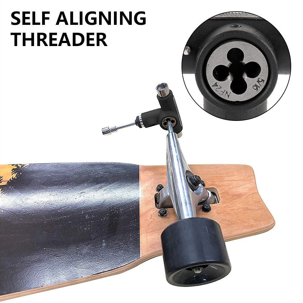 Roller Skate Wrench T-shape Skate Tool Skateboards Wrench Skateboard Repair Tool