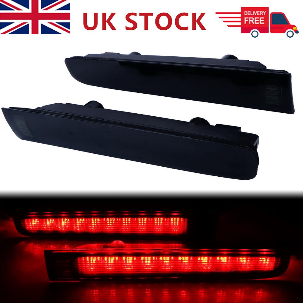 LED For VW Transporter T5 T5.1 T6 High Level Black Rear Brake Light Barn Door UK