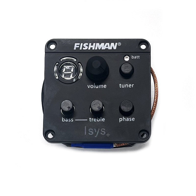 Pickup Acoustic Preamp Blend For Guitar Fishman ISYS+ EQ Tuner-Piezo Mic Presys