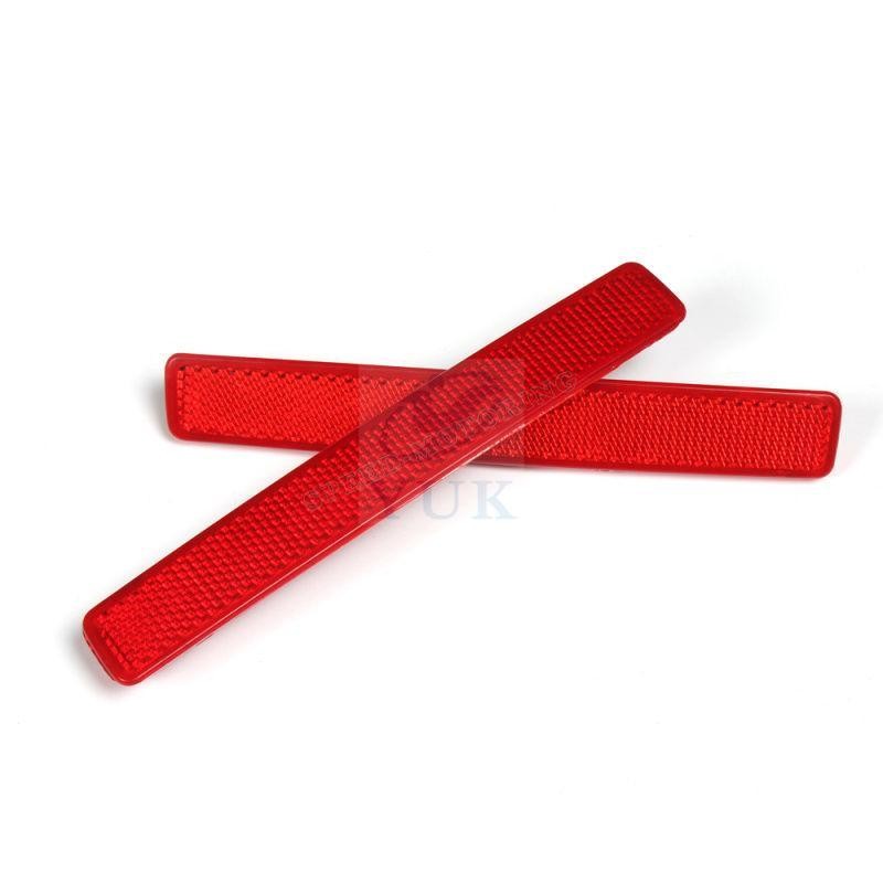 Red Lens Rear Bumper Reflector Assembly Light L+R  For VW TRANSPORTER T5 2003-11