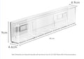 1/2/3X Plastic Picture Book Display Stand Transparent Bookshelf  Children's Wall