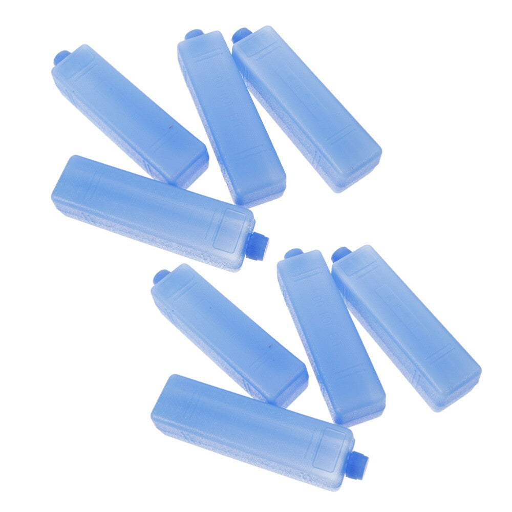 8 Pcs Cooler Ice Packs for Bottles and Lunch Bags Reusable Freezer Blocks for