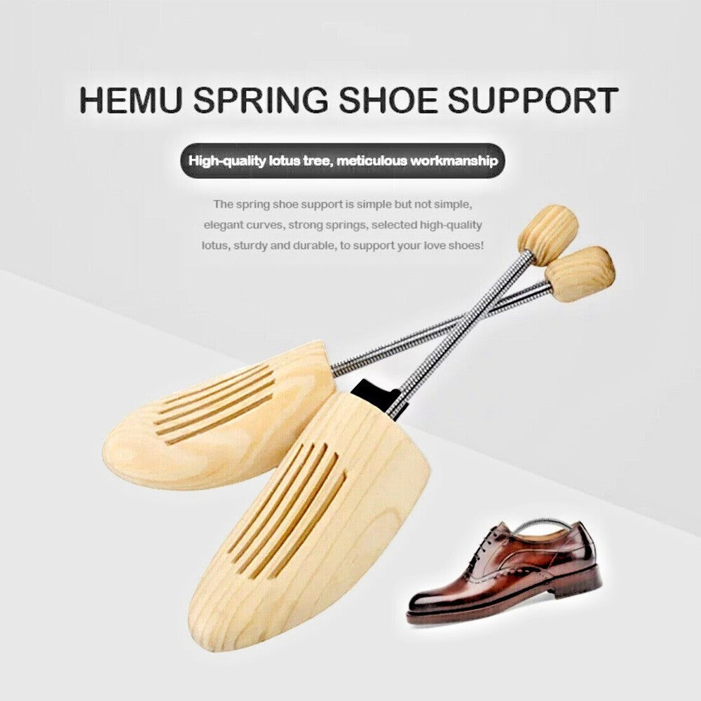 1 Pair of UK 4-13 Men Women Wooden Shoe Stretcher Trees Shoe Shaper Expander Set