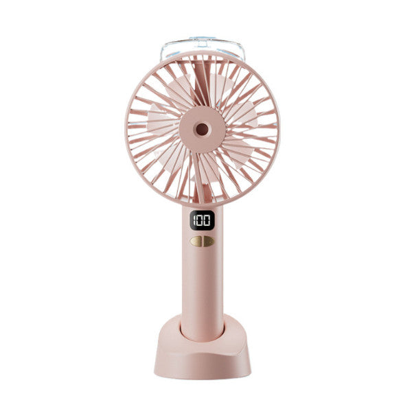Portable Small Handheld Misting Fan - 3 Speed 22*10.4*4.1 cm