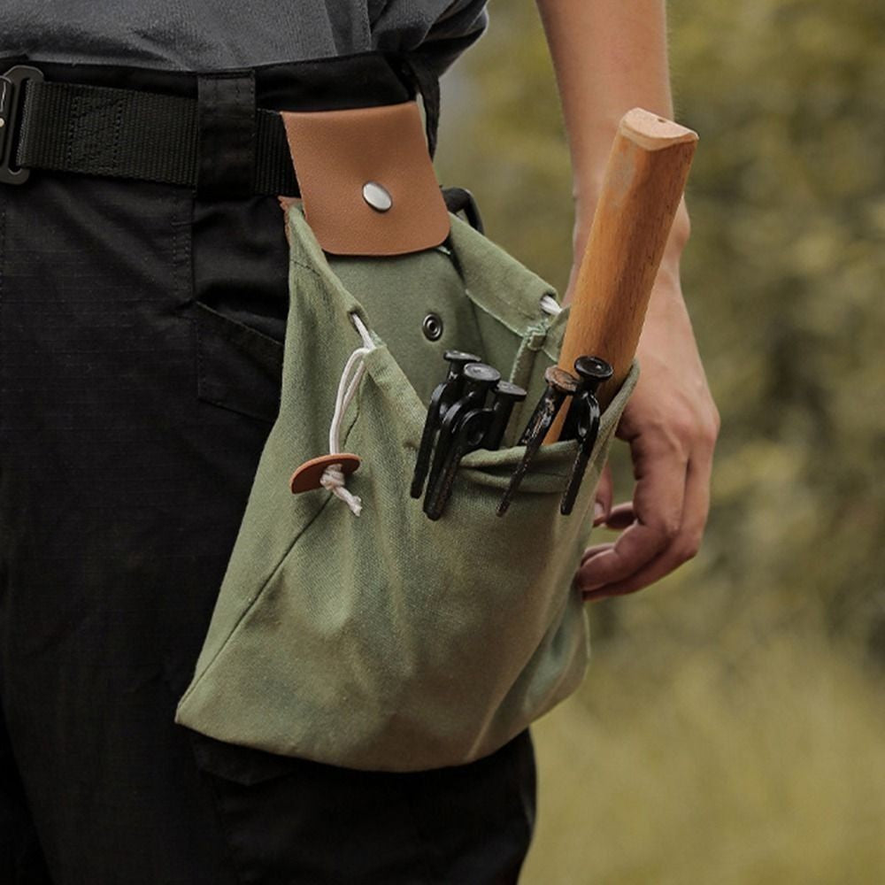 Outdoor Foraging Bag Bushcraft Bag Vegetable Fruit Picking Waist Tools Storage