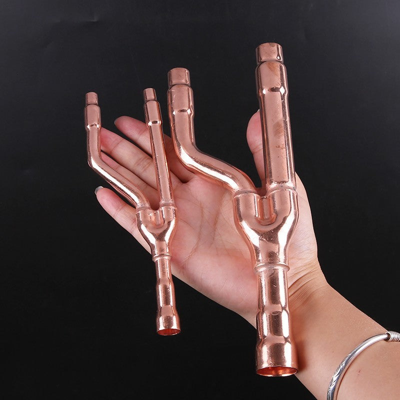 22T Refrigeration Y Branch Liquid Pipe Copper Y Joint Fits with Insulation