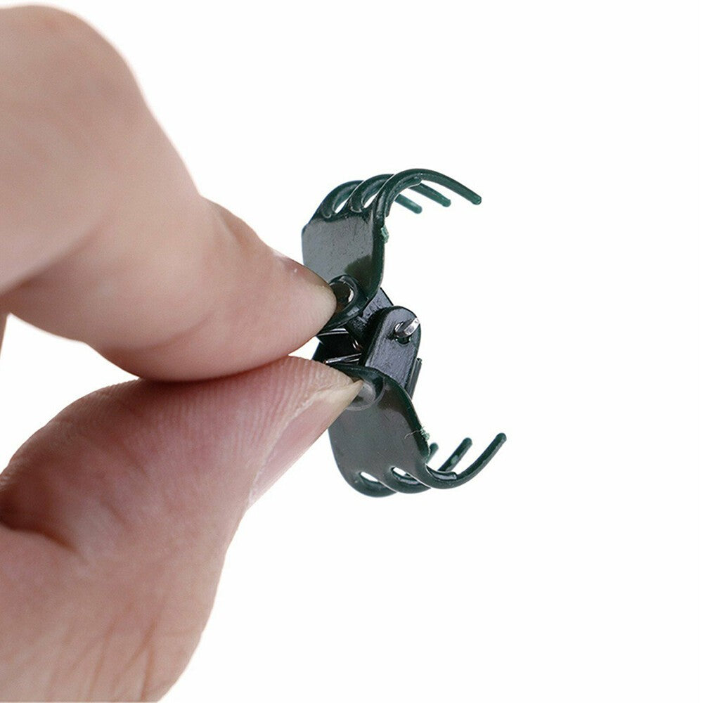 100Pcs Plant Fix Clips Orchid Stem Vine Support Flowers Tied Branch Clamping