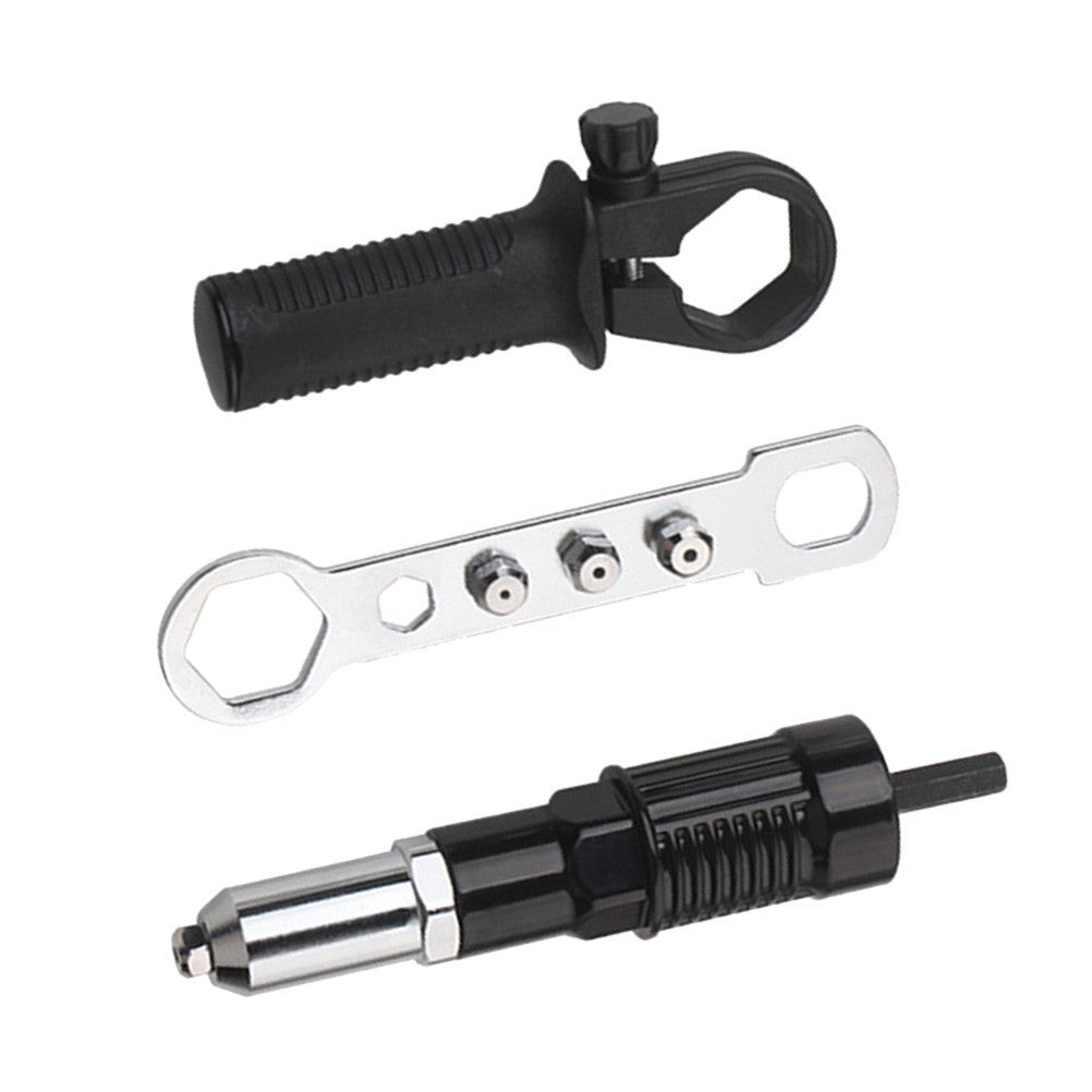 Metal Rivet Shooter Connector Pulling Machine Joint Right Angle Drill Adapter