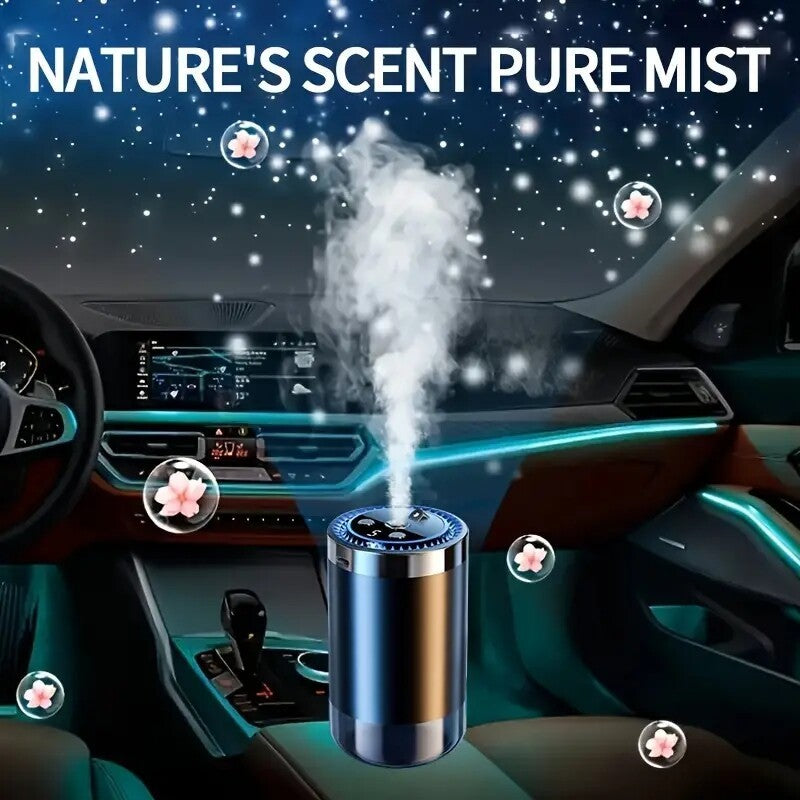 Smart Car Air Freshener Car Oil Diffuser Intelligent Mini Car Aroma Humidifier