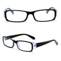 High Power Reading Glasses +6.50 +7.00 +7.50 +8.00 Strength Black Plastic Frame