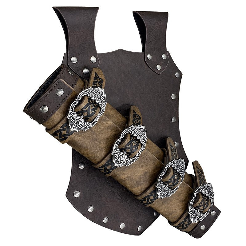 Medieval   Warrior Sword Holder PU Leather Waist Scabbard Cosplay Retro