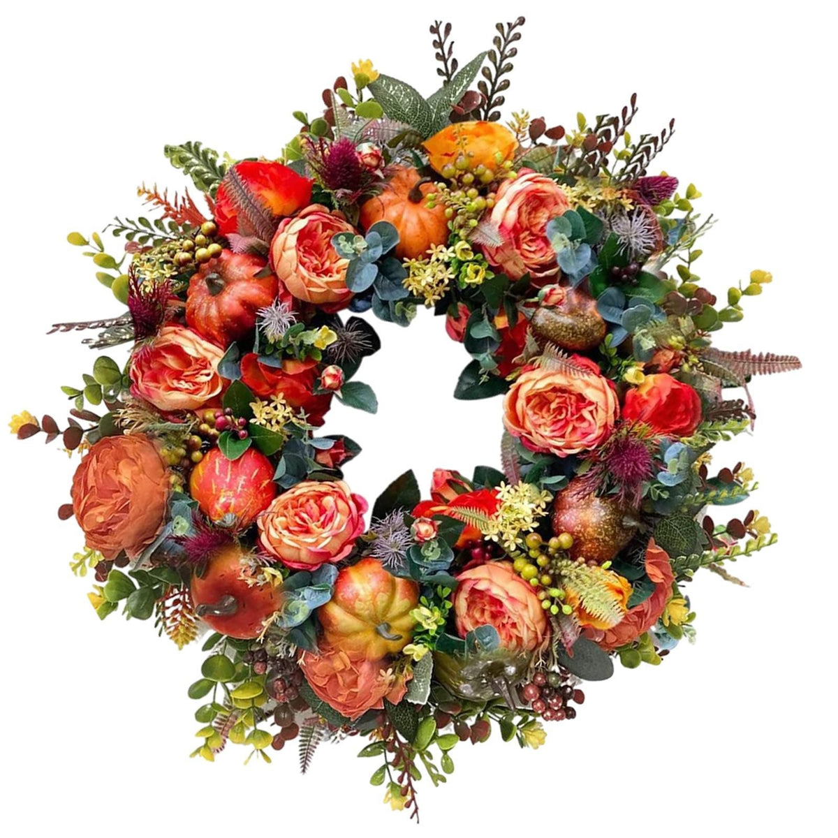 Halloween Fall Wreath Front Door Harvest Wreath Multipurpose for Front Porch
