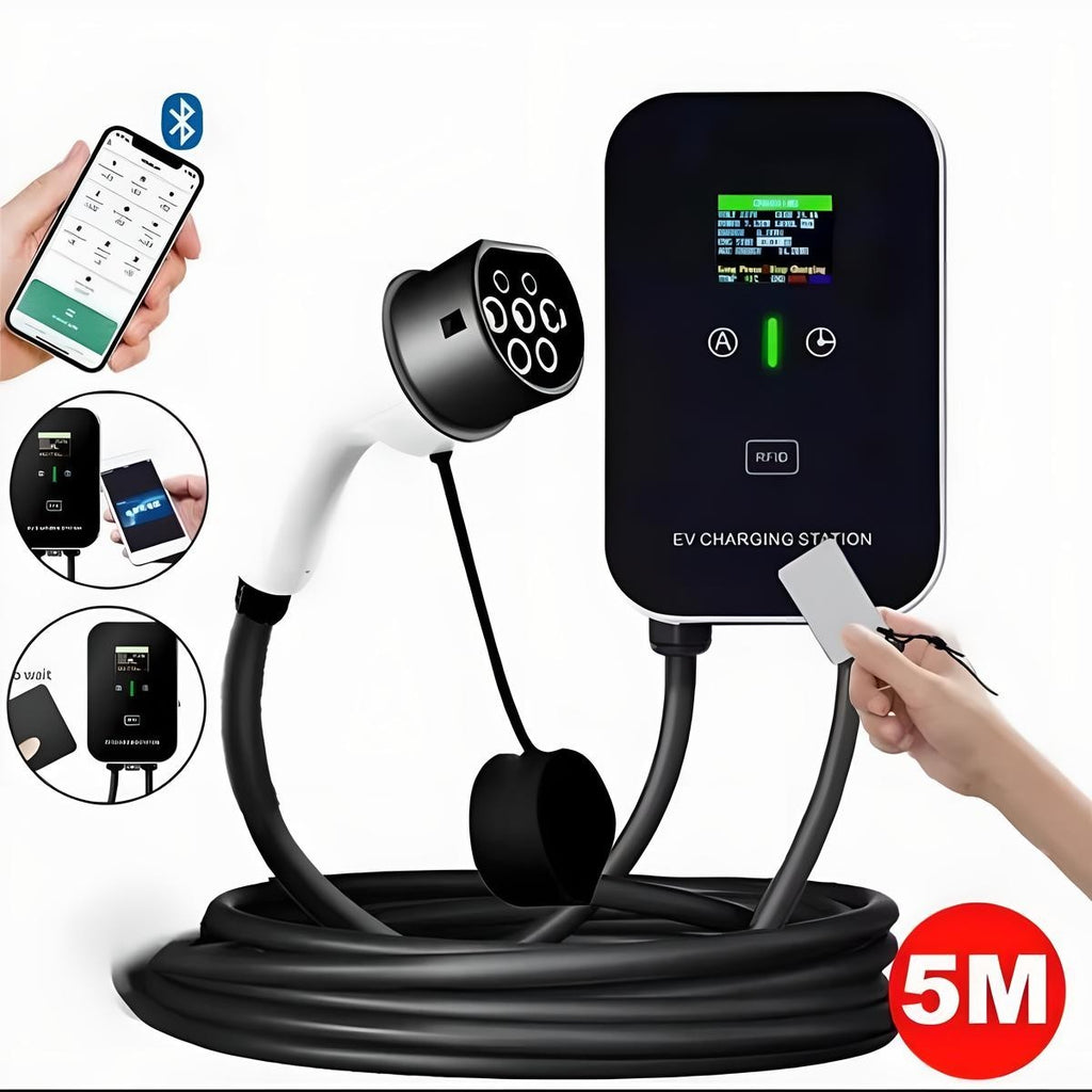 32A 7KW EV Charger Type 2 Electric Car Charging Station With 5M Cable UK
