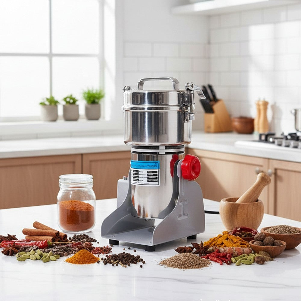 2500g Electric Grain Grinder High Speed Commercialfor Crusher Spice/Herb/Coffee