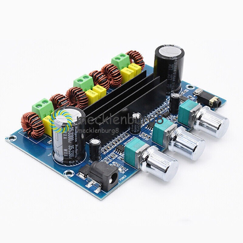 TPA3116D2 Bluetooth 5.0 2.1 Channel 2*50W+100W Digital Power Amplifier Board DIY