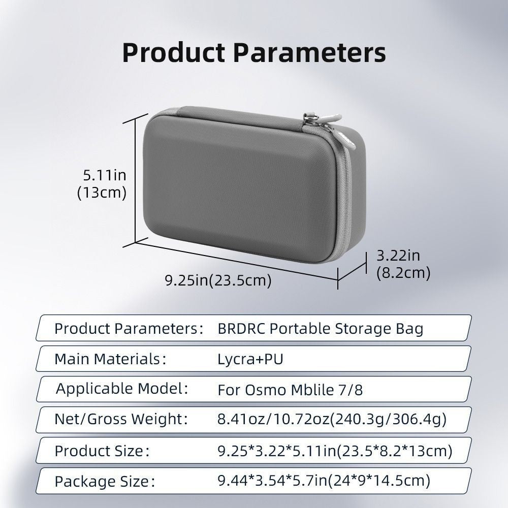 Portable Carry Case Bag For DJI Osmo Mobile 8 7 7P Handheld Gimbal Accessories