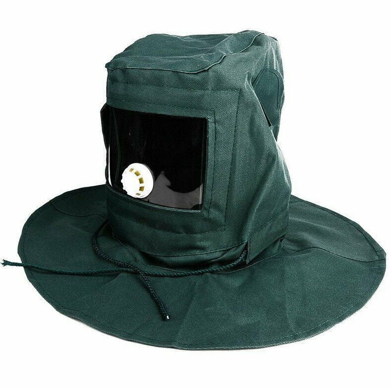 Sand Blasting Hood Cap Anti Wind/Sandblaster Tools Dust Protective Face mask