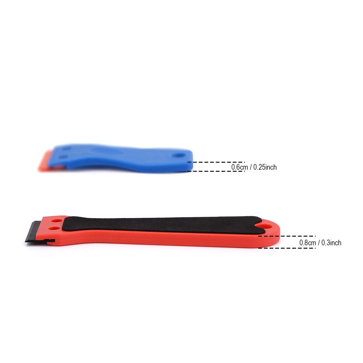 2 Pcs Plastic Scraper 1.5 "Razor Blade Holder Glass Paint Clean Window Tint Tool