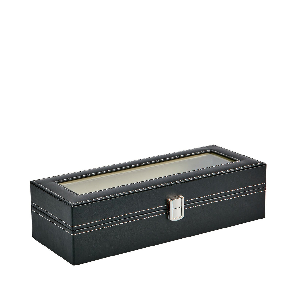 MENS 6 10 12 GRIDS PU LEATHER WATCH DISPLAY CASE COLLECTION STORAGE HOLDER BOX