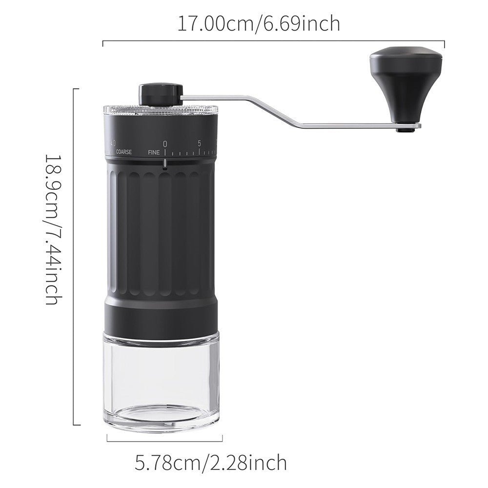 Manual Coffee Bean Mill Grinder 40 External Adjustable Hand Crank Coffee Grinder
