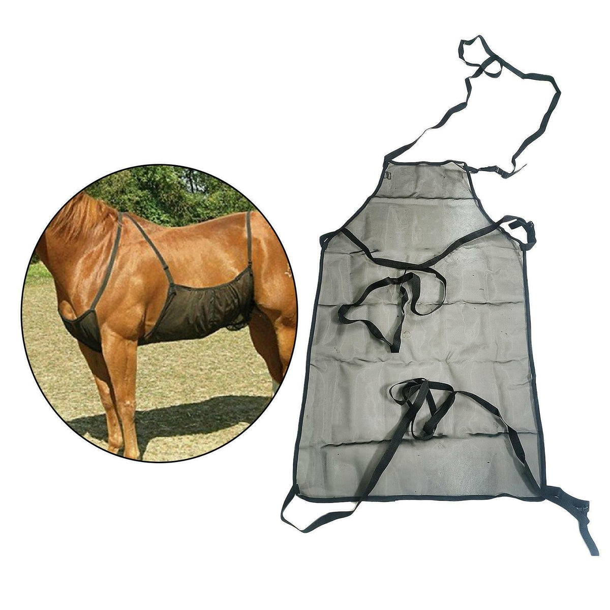 Horse Pony Fly Sheet Rug Belly Protection Insect Repellent Blanket