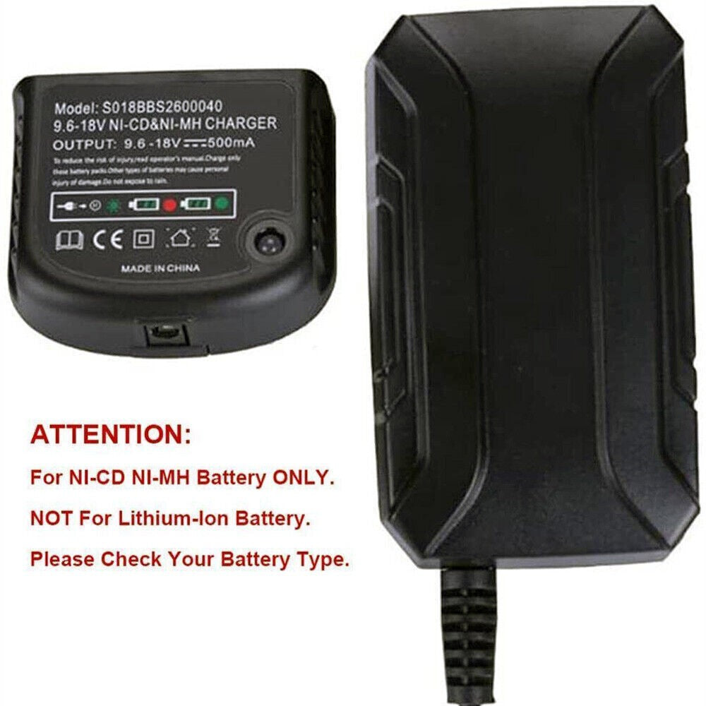 For Black Decker A1718 A12 FSB18 BPT1048 FS120BX HPB18 Ni-MH Battery Charger
