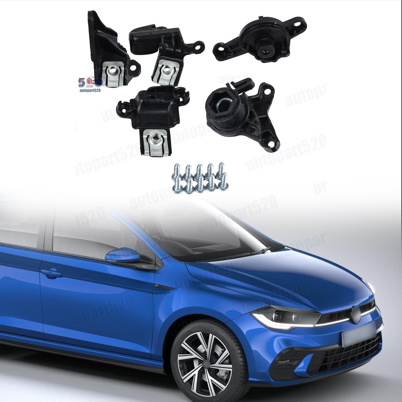 For Polo 2022 2023 2024 Brand New Headlamp Housing Repair Kit RIGHT