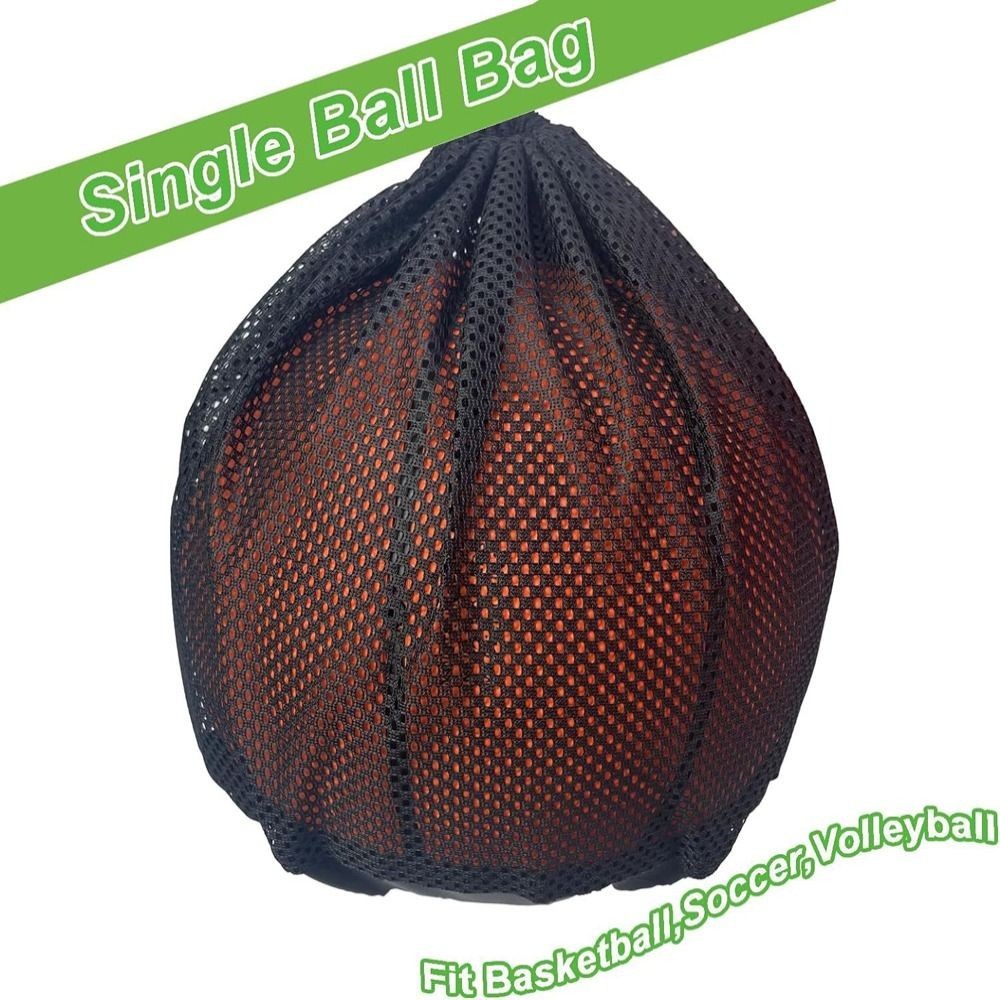 Basketball Storage Net Drawstring Bag Soccer Mesh Storage Sports Ball Holder UK