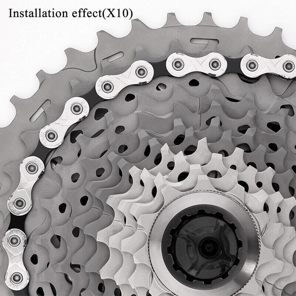 KMC 10 Speed Chain X10 Silver 116 Link Stretch proof MTB Bicycle Road Univesal
