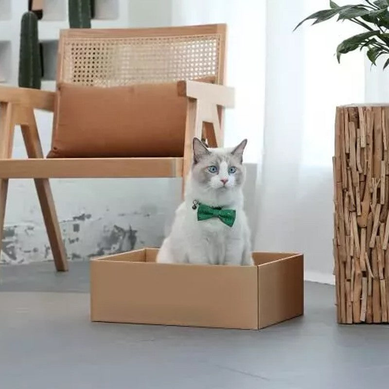5PC Cat Scratching Board Box Cardboard Kitten Pad Claw Scratcher Scratch Bed Pet