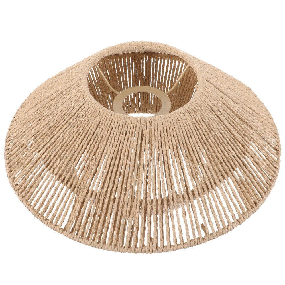 Rattan Light Shades Ceiling Replacement Lamp Woven Lampshade Fixture