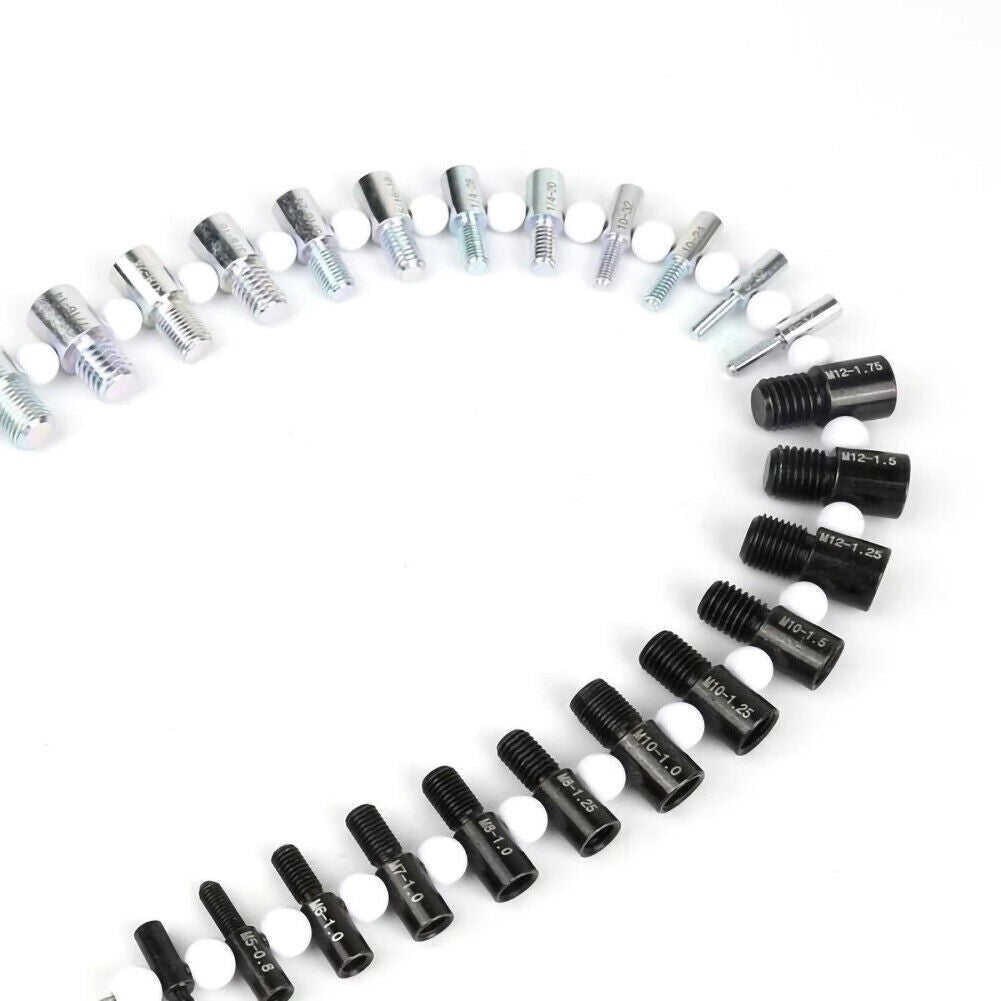 Nut and Bolt Thread Checker 26 Thread Identifier Gauge Inch and Metric Screw UK