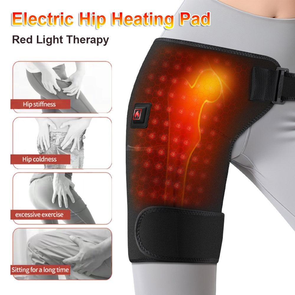 Red Light Therapy Massage Wrap for Hips and Thighs, 3 Heat  Levels