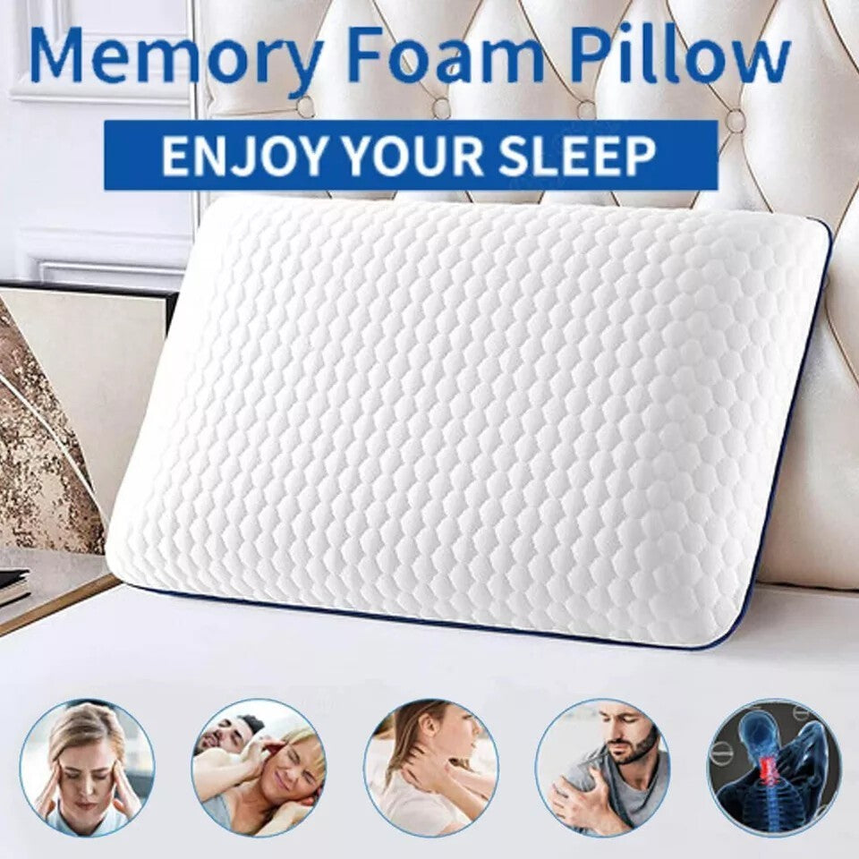 Memory Foam Large Soft Pillow Bounce Back Firm Deluxe memory foam Pillows UK