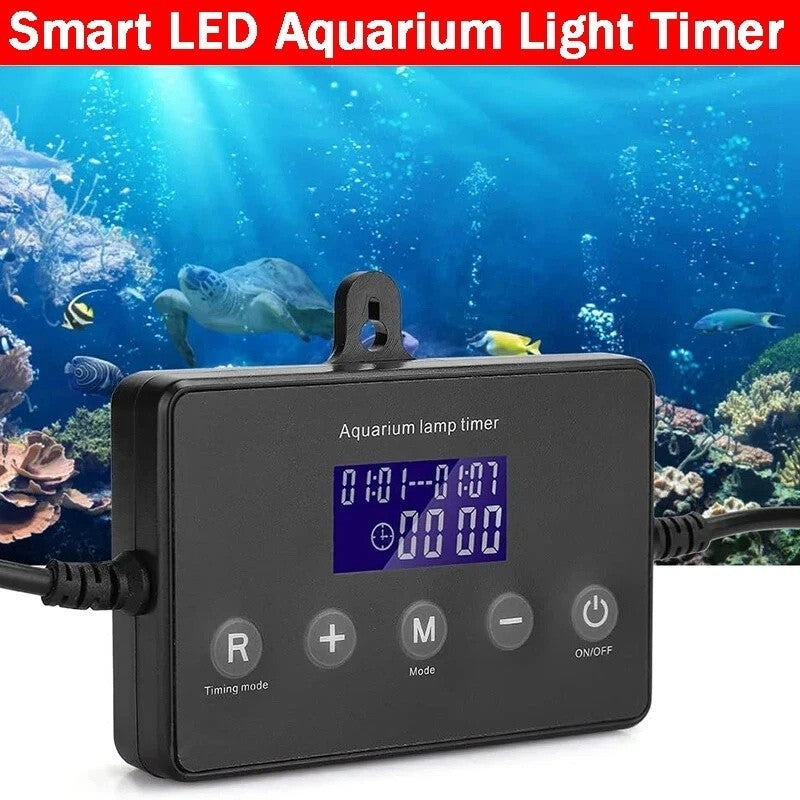 Aquarium LED Light Dimmer Timer Controller Fish Tank Sunrise Sunset Modulator