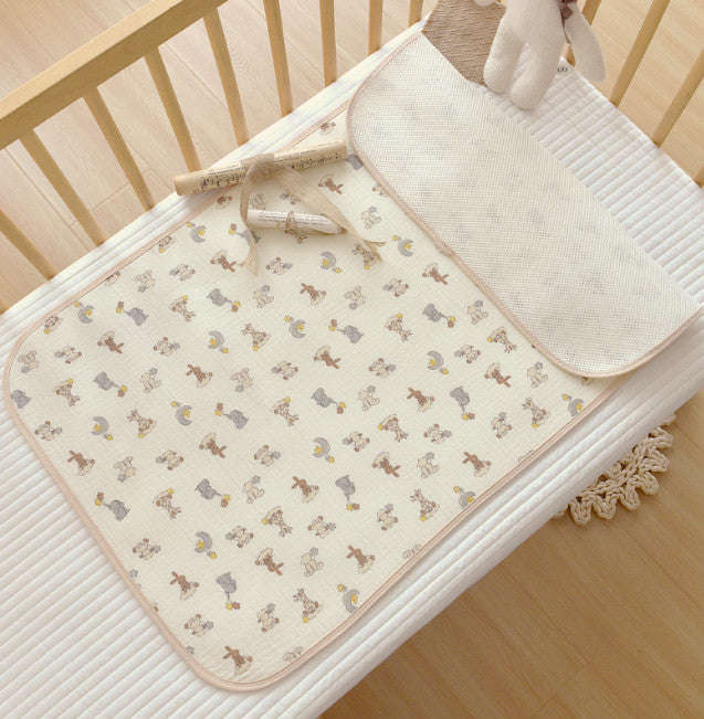 Reusable Waterproof Baby Changing Pad for Crib Stroller