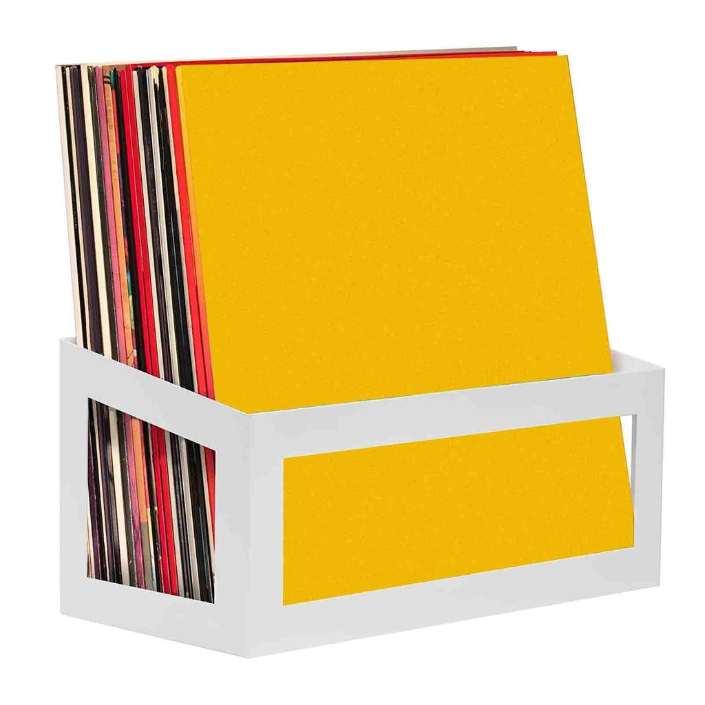 Vinyl Wall Mount Record Wall Storage White CD Display Hanging Record Holder