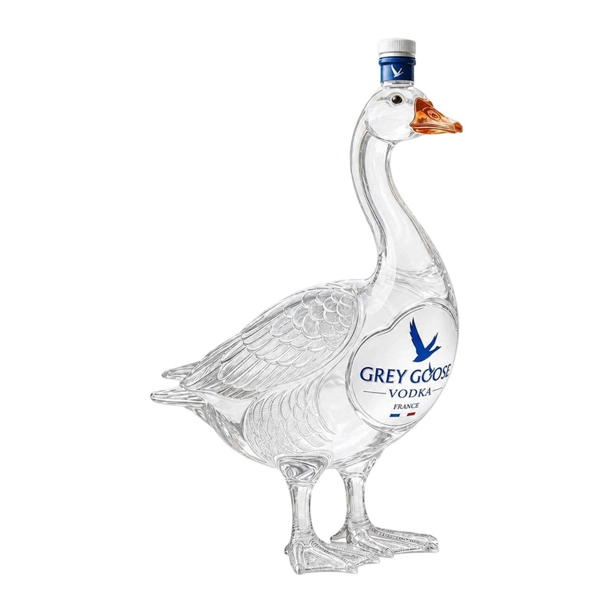 Grey Goose Vodka 3D Sculpted Bottle Wine Bottle Glass Whiskey Bottle For Storag