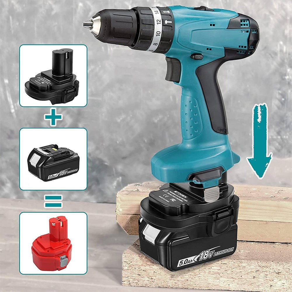For Makita 18V/20V Li-Ion Battery Convert To Ni 18V Tool MT20MN Battery Adapter