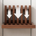 Wooden Wall Mounted Shoe Changing Stool Folding Chair Shower Seat for Entryway