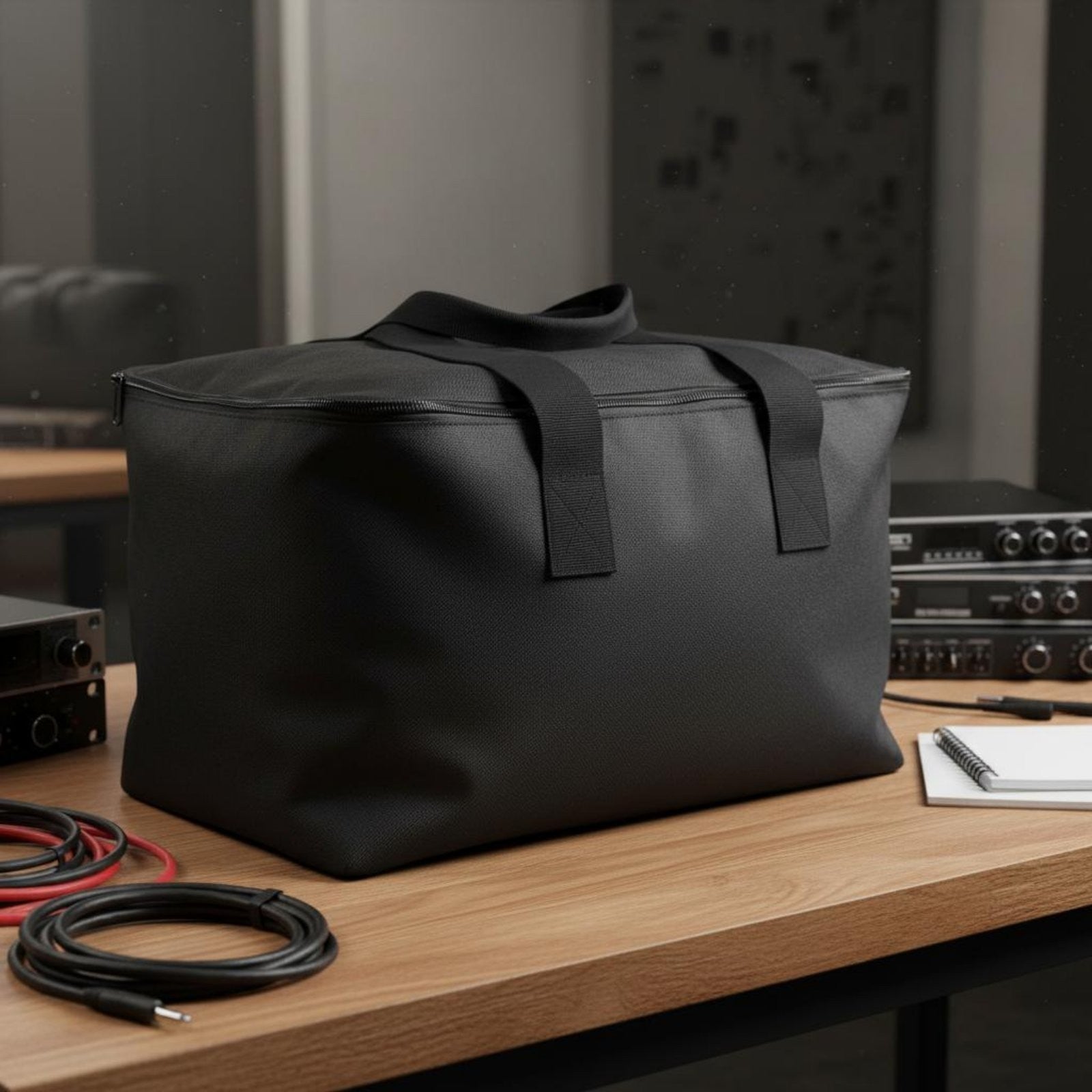 Guitar Amp Bag Rugged Nylon Exterior Custom Padded Equipment Bag for Travel