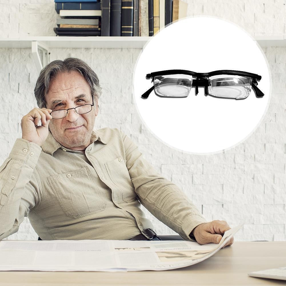 1Pc Variable Lens Adjustable Strength Glasses Presbyopia Eyeglasses -6d to +3D