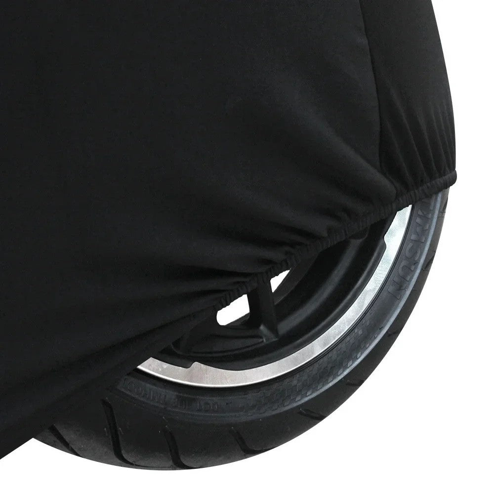 M-2XL Universal Motorcycle Cover Stretch Indoor Motorbike Dust Proof Protector