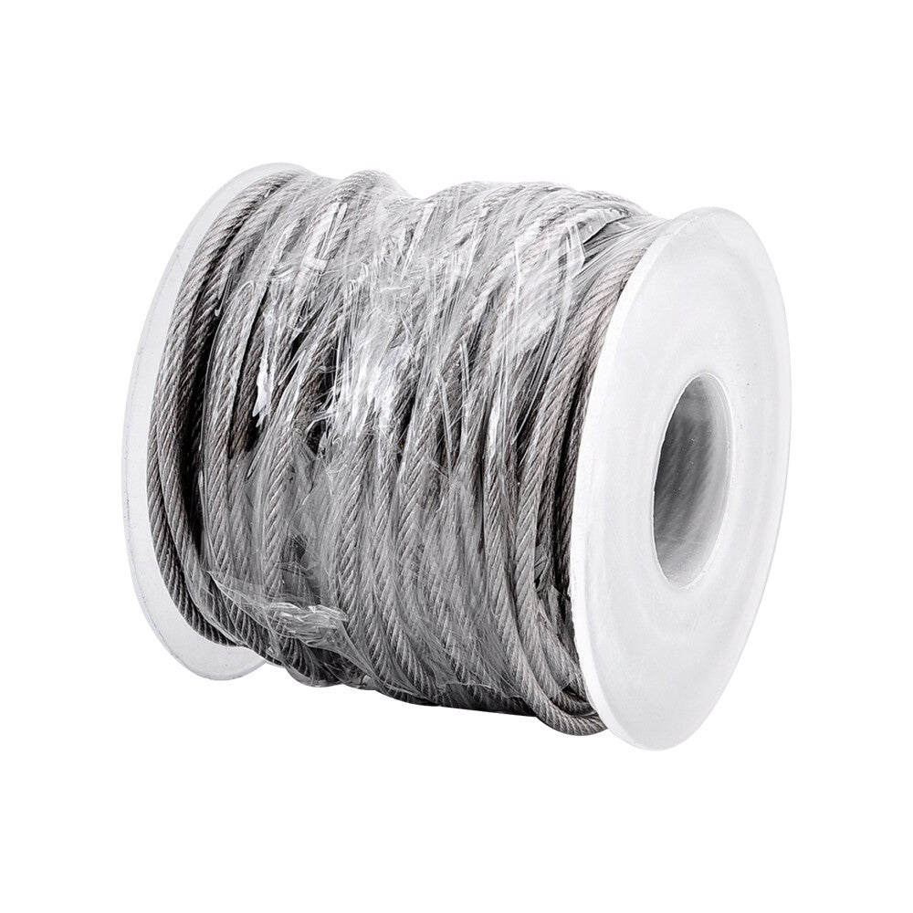 30M Garden Wire Rope for Climbing Plants Turnbuckle Wire Tensioner Strainer Kit
