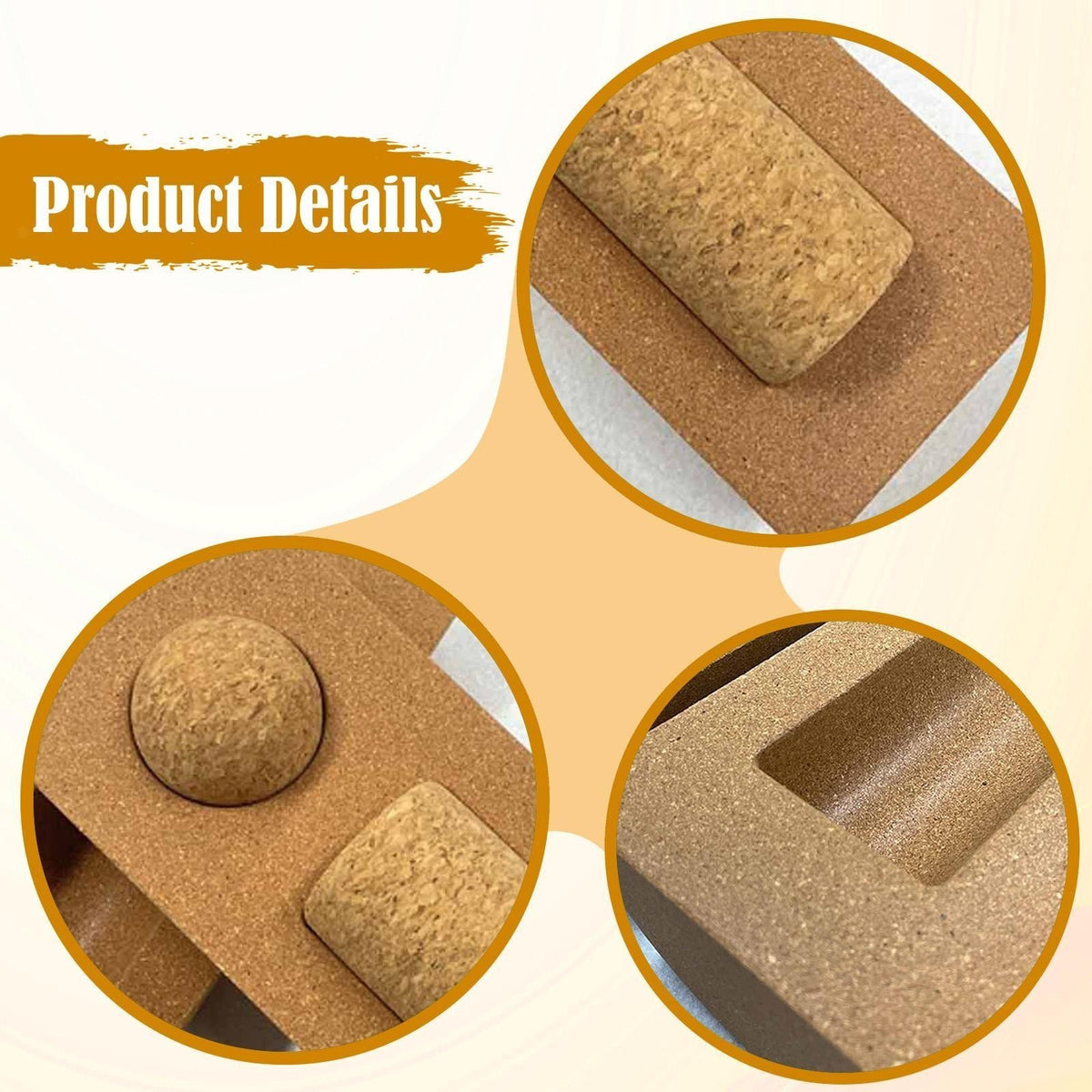 Cork Balance Board Foot Strengthener Balance Control Improve Mobility Roller