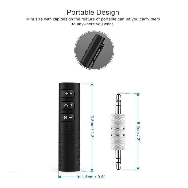 Wireless Bluetooth V4.1 Car Audio Receiver Adaptor Transmitter for CAR AUX port