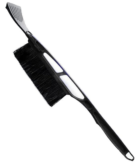 Car Windscreen 2-1n-1 Ice Scraper and Snow Brush Long Reach Handle De-Icer ABS
