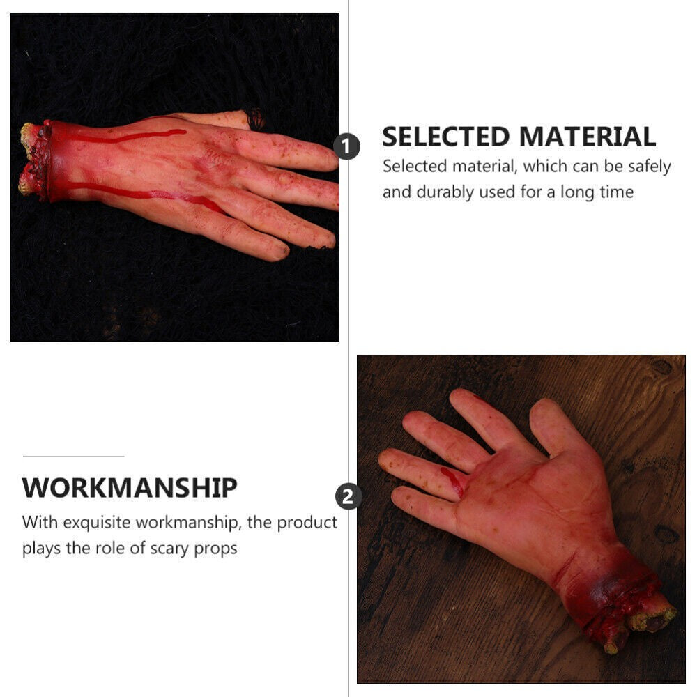 5 Pcs props for severed limbs Bloody body parts Halloween