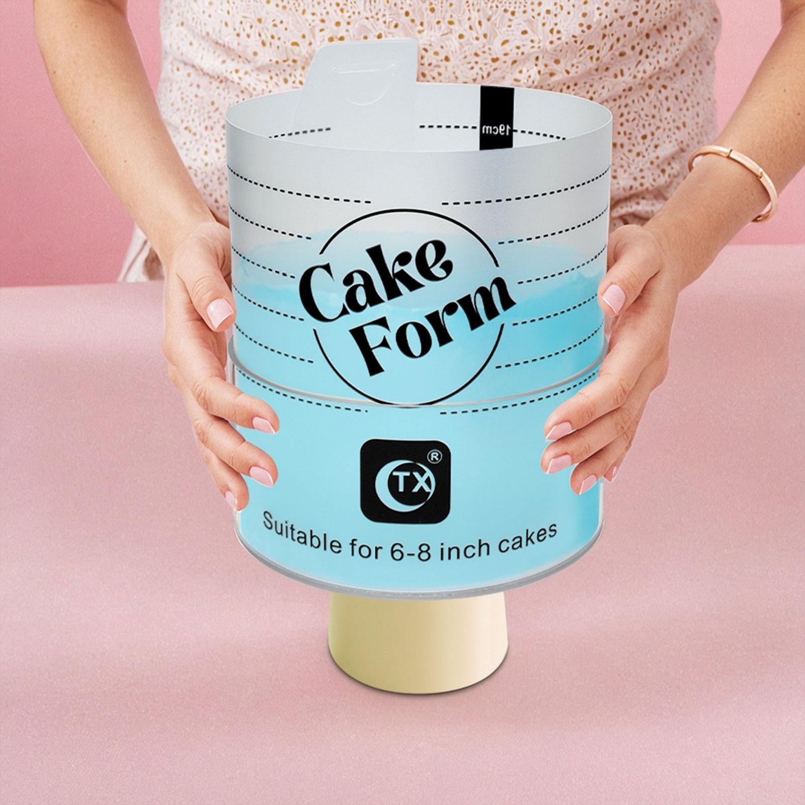 Acrylic Cake Form, Cake Making Tool for Beginners and Pros, Premium Accessory